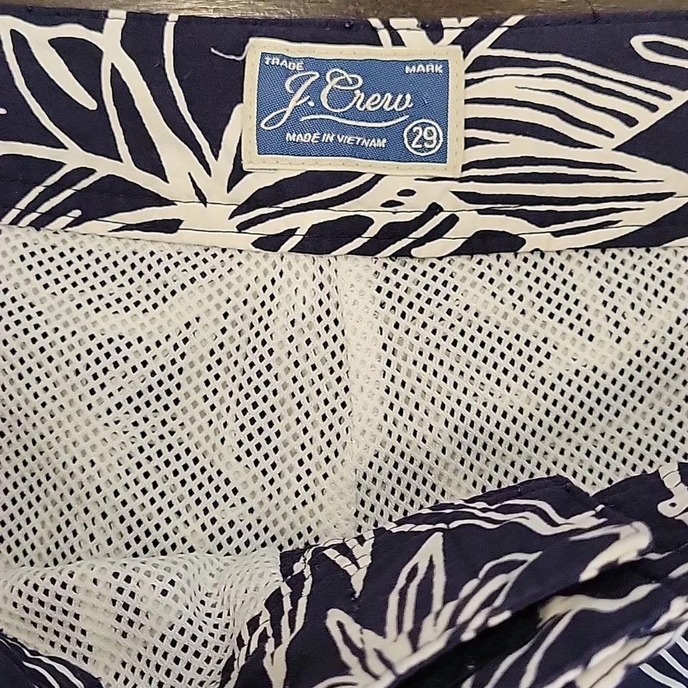 MEN'S J. CREW BATHING SUIT BOARD SHORTS TRUNKS SIZE 29 - Picture 3 of 5
